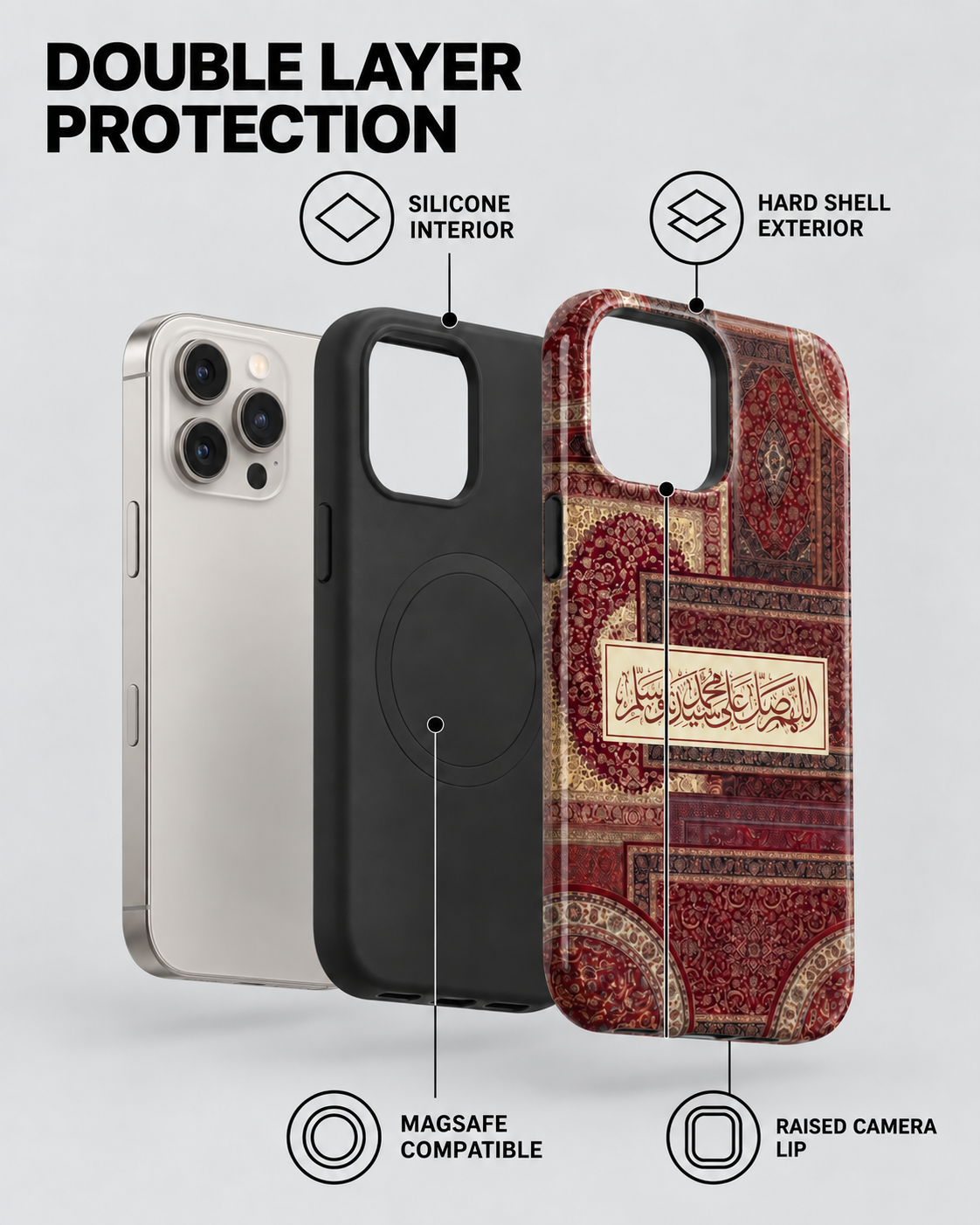 Blessings on the Prophet - Red Phone Case