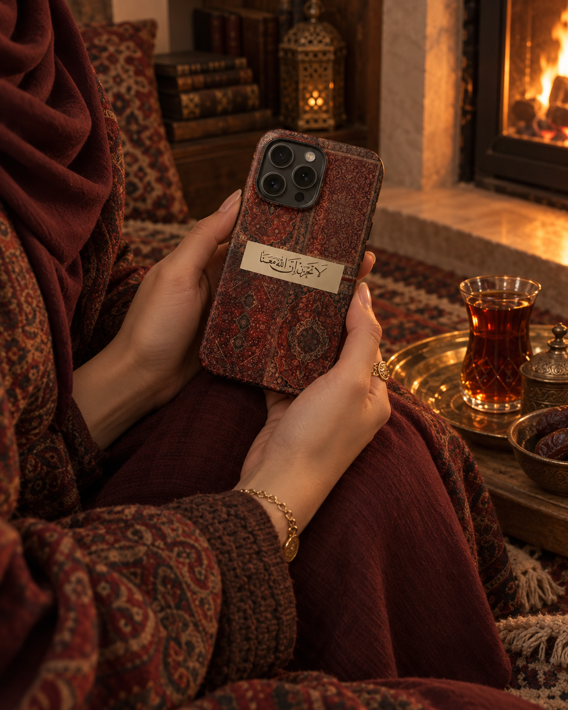 Do Not Grieve - Red Phone Case
