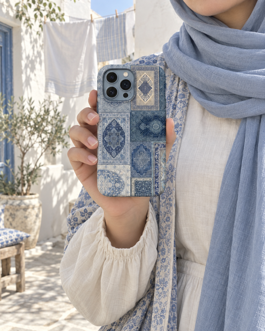 Bleu de Fès Phone Case