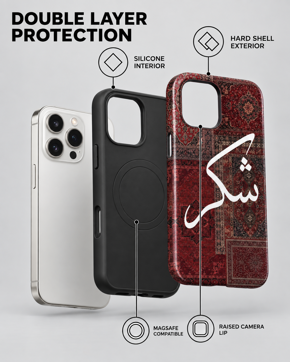 Gratitude Red Phone Case