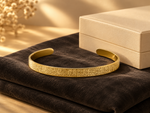 Engraved Arabic Calligraphy Cuff