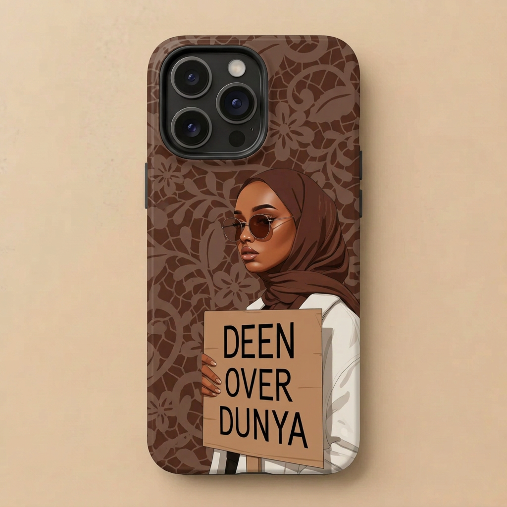 Deen Over Dunya Hijabi Phone Case