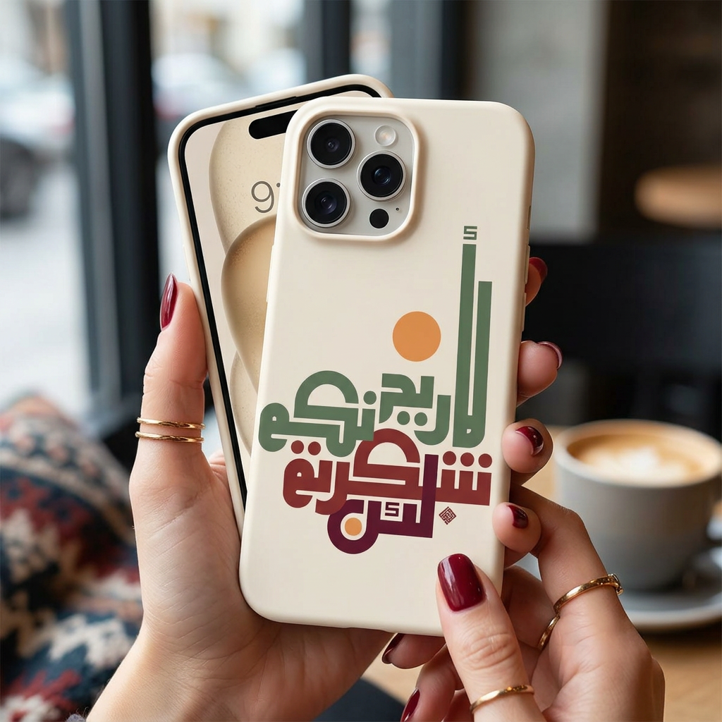 Gratitude Arabic Calligraphy Phone Case