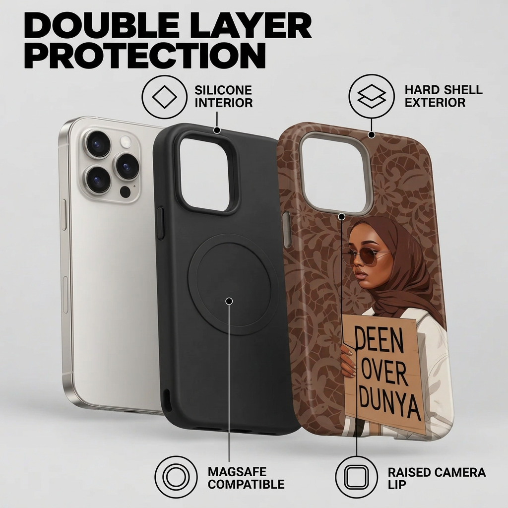 Deen Over Dunya Hijabi Phone Case