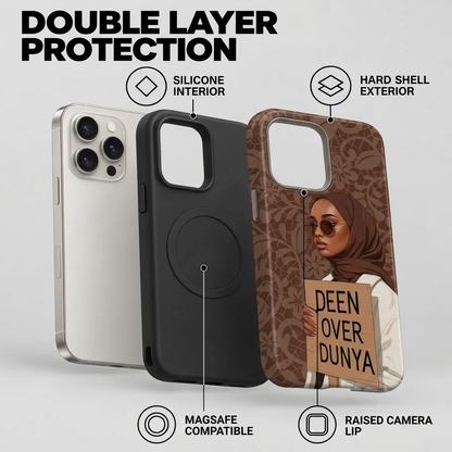 Deen Over Dunya Hijabi Phone Case
