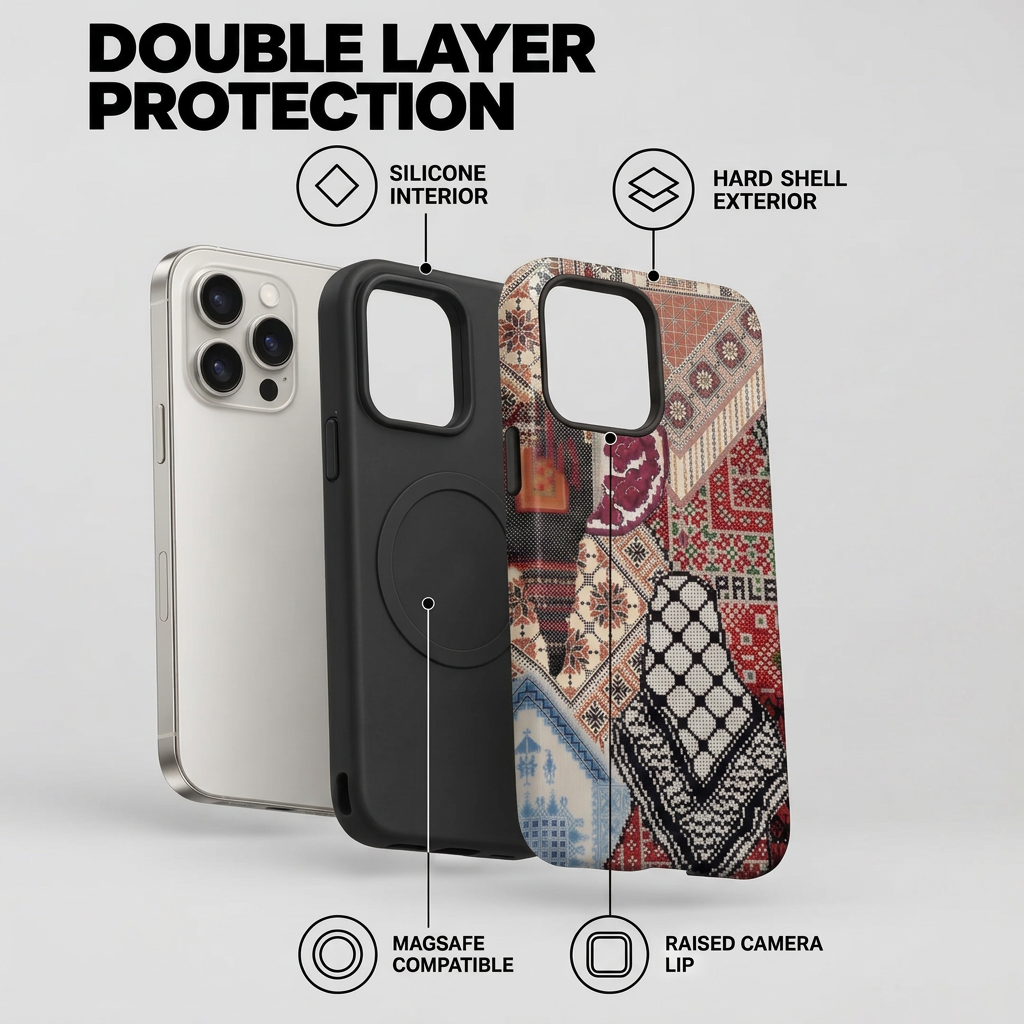 Tatreez Patchwork Phone Case