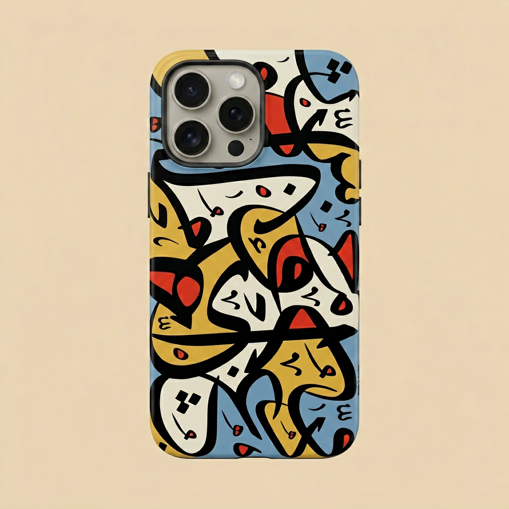 Colorful Arabic Calligraphy Phone Case