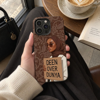 Deen Over Dunya Hijabi Phone Case