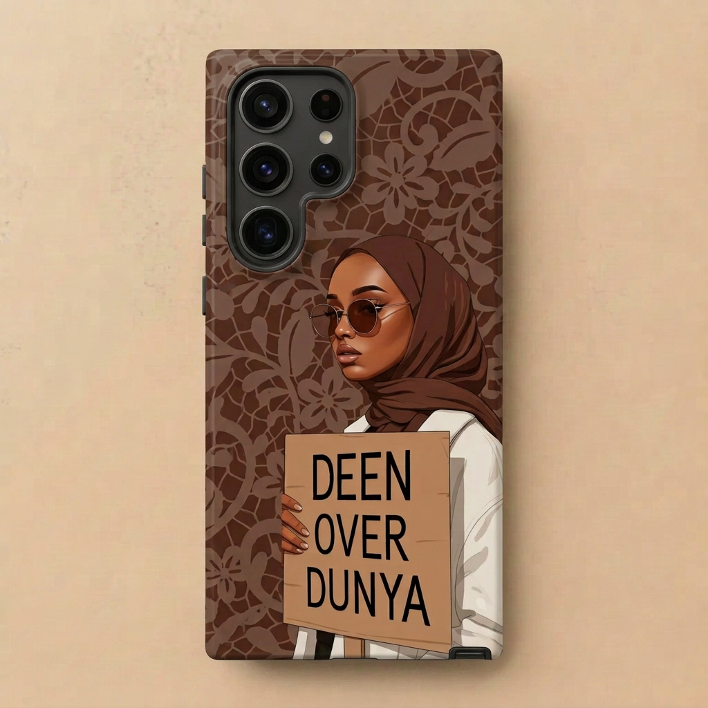 Deen Over Dunya Hijabi Phone Case