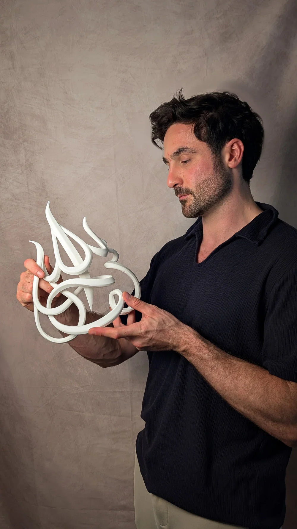 Subhanallah Calligraphy Sculpture
